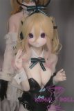 Croissant Doll 148cm Kuku Anime Sex Doll Soft vinyl head + S-TPE body Blonde