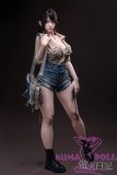 Firefly Diary 164cm G-cup Lian Head Full Silicone Sex Doll With Body Make-up Adventurer Style