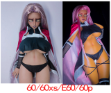 Mini doll sexable 60cm/2ft big breast silicone Spider Spirit head Blonde Hair Inspired by Black Myth: Wukong