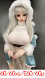 Mini doll sexable 60cm/2ft big breast silicone Spider Spirit head Blonde Hair Inspired by Black Myth: Wukong