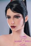 Game Lady Full Silicone 170cm B-cup No.32-1 Head with Realistic Makeup Bayonetta Cosplay