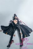 Game Lady Full Silicone 170cm B-cup No.32-1 Head with Realistic Makeup Bayonetta Cosplay
