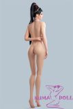 Game Lady Full Silicone 170cm B-cup No.32-1 Head with Realistic Makeup Bayonetta Cosplay