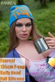FANREAL 155cm F-Cup Kelly ROS Head Silicone Sex Doll on Hiking Adventure
