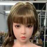 AXB Doll108cm A-cup with Head GB26 with realistic body makeup silicone head+TPE body