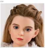 AXB Doll108cm A-cup with Head GB26 with realistic body makeup silicone head+TPE body