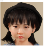 AXB Doll108cm A-cup with Head GB26 with realistic body makeup silicone head+TPE body