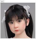 AXB Doll108cm A-cup with Head GB26 with realistic body makeup silicone head+TPE body