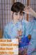 MLW doll Loli Sex Doll 138cm/4ft5 AA-cup Moa Silicone Head in Blue Kimono