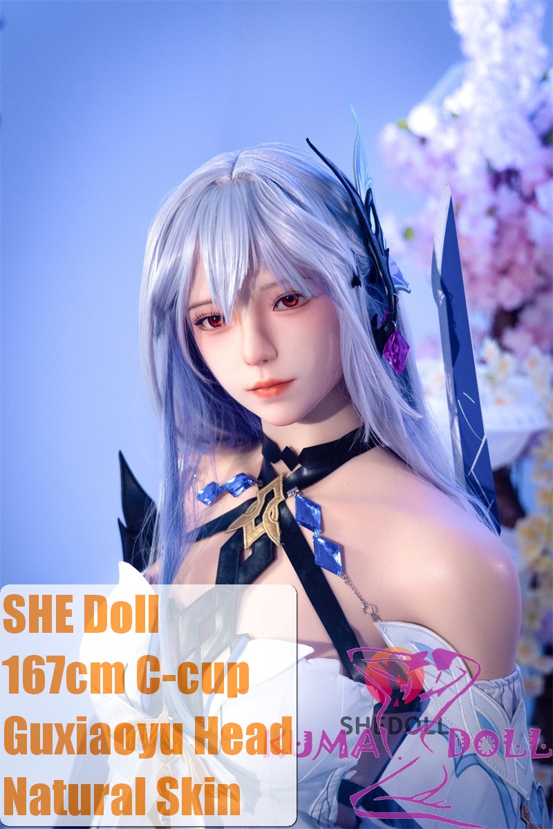 SHEDOLL 167cm C-cup Guxiaoyu Head Silicone Head Body Material Customizable Cosplay Skirk from Genshin