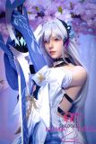 Guxiaoyu Head Cosplay Skirk，action-ready pose