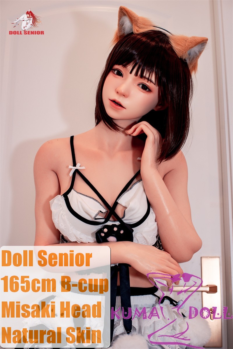 Doll Senior Misaki Head 165cm B-cup Full Silicone Sex Doll in Cat Paw Maid Outfit