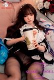 Doll Senior Misaki Head 165cm B-cup Full Silicone Sex Doll with Maid Costume