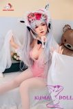 Doll Senior Misaki Head 165cm B-cup Full Silicone Sex Doll in Pink Camisole Dress