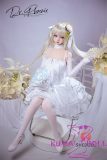 Lifelike SHEDOLL 156cm E-cup, sitting in wedding dress.