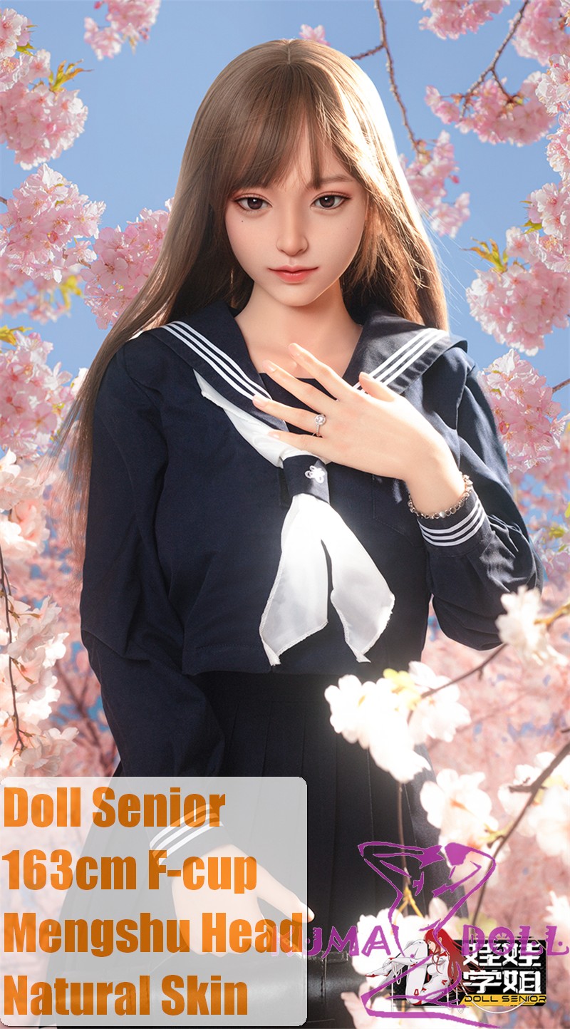 Doll Senior Mengshu Head 163cm F-cup Full Silicone Sex Doll with Body Make-up