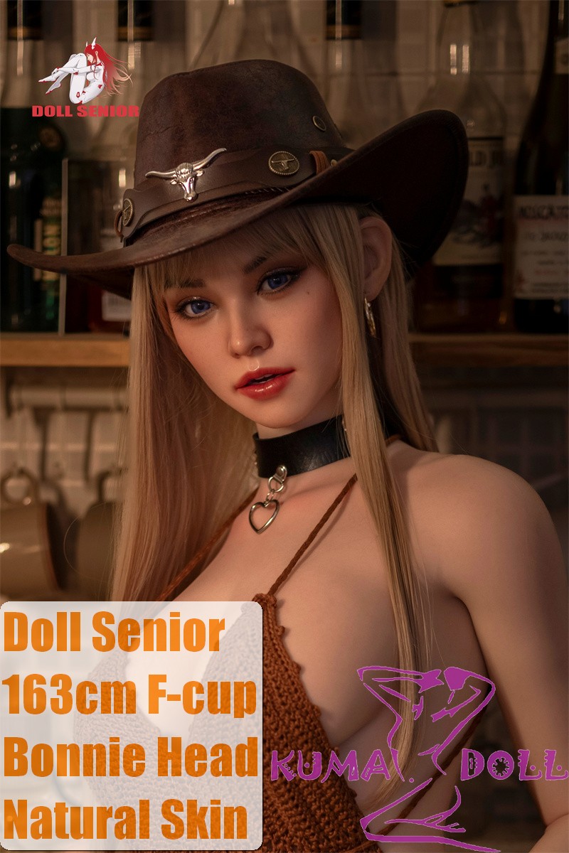 Doll Senior W2 Bonnie Head 163cm F-cup Full Silicone Sex Doll with Body Make-up