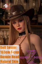 Doll Senior W2 Bonnie Head 163cm F-cup Full Silicone Sex Doll with Body Make-up