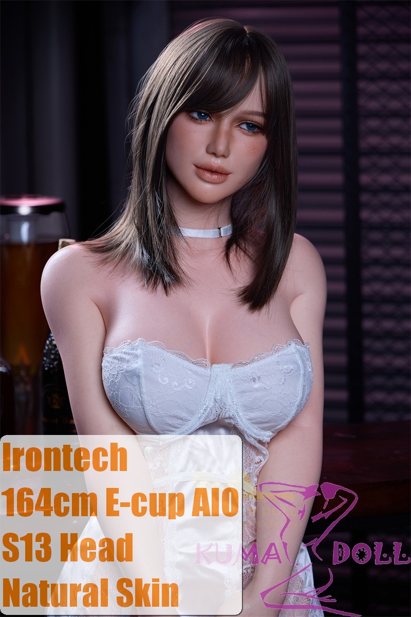 Irontech Doll Full silicone Seamless love doll 164cm E-cup S13 Head Drunk Bar Style Realistic Doll