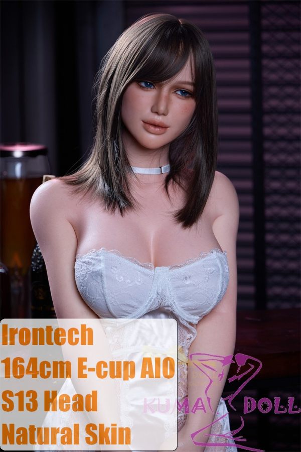 Irontech Doll Full silicone Seamless love doll 164cm E-cup S13 Head Drunk Bar Style Realistic Doll