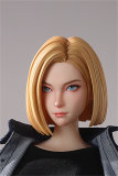 OTAKU Android 18 Head 65cm Mega Breasts PVC Head+ Silicone Body from Dragon Ball