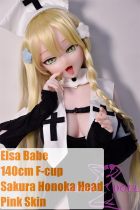 Elsa Babe 140cm F-cup RAD013 Sakura Honoka Head Full Silicone Life Size Anime Sex Doll in Nun Costume