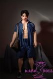 Full body male sex doll denim outfit
