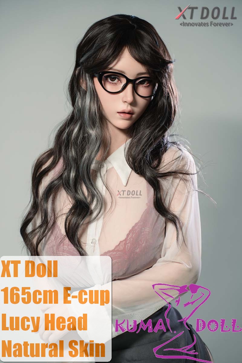 XTDOLL 165cm E-cup Lucy Head Super Reduce Weight Full Silicone Doll Office Style Lingerie Realistic Love Doll