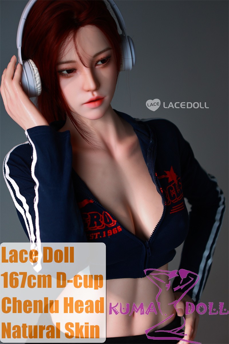 LACE DOLL 167cm D-cup Chenlu Head Sex Doll Body Material Customizable in sporty outfit