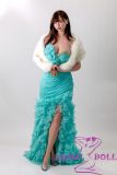 Elegant dress silicone love doll standing