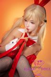 SHEDOLL 156cm E-cup Jiangxiaoli Head  Love Doll Body Material Customizable in Red Bunny Outfit