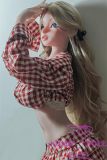 Lifelike body silicone sex doll full view