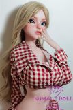 Elsa Babe 148cm L Jennifer Eden DHR012  Head Full Silicone Life Size Anime Sex Doll Heterochromia Beauty
