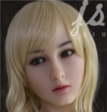 Jiusheng Doll 168cm C-Cup Scarlett Head Full Silicone Sex Doll in Beige Dress