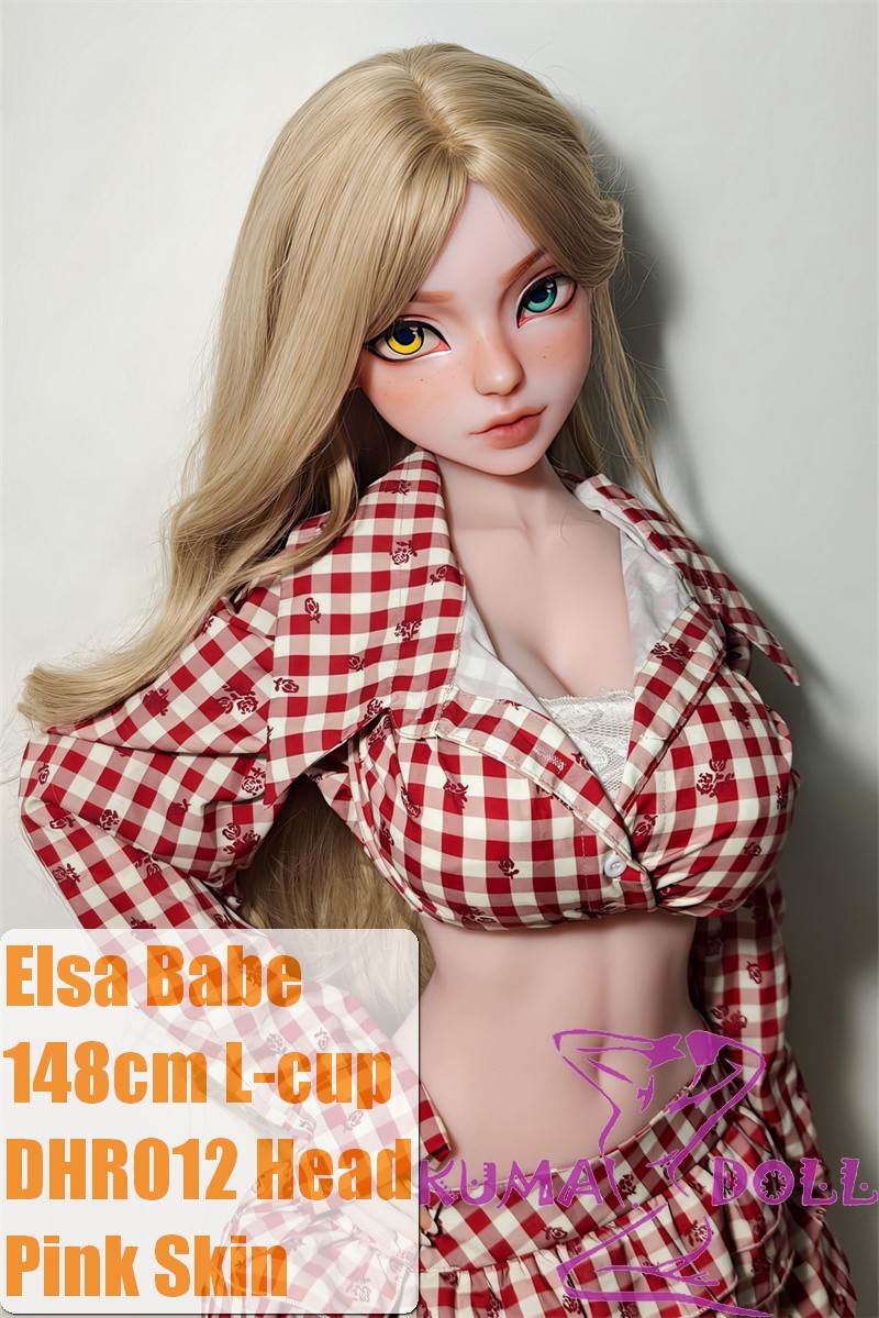 Elsa Babe 148cm L Jennifer Eden DHR012  Head Full Silicone Life Size Anime Sex Doll Heterochromia Beauty