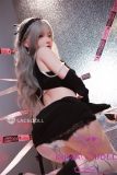 LACE DOLL 160cm C-cup Wanbing Head Sex Doll Full Silicone Silver Hair Beauty