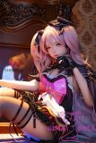 SHEDOLL 152cm AA-Cup Luoxiaoxi Head Full Silicone Sex Doll Cosplay Ace Taffy