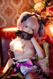 SHEDOLL 152cm AA-Cup Luoxiaoxi Head Full Silicone Sex Doll Cosplay Ace Taffy