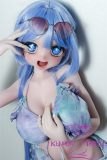 Realistic silicone love doll closeup