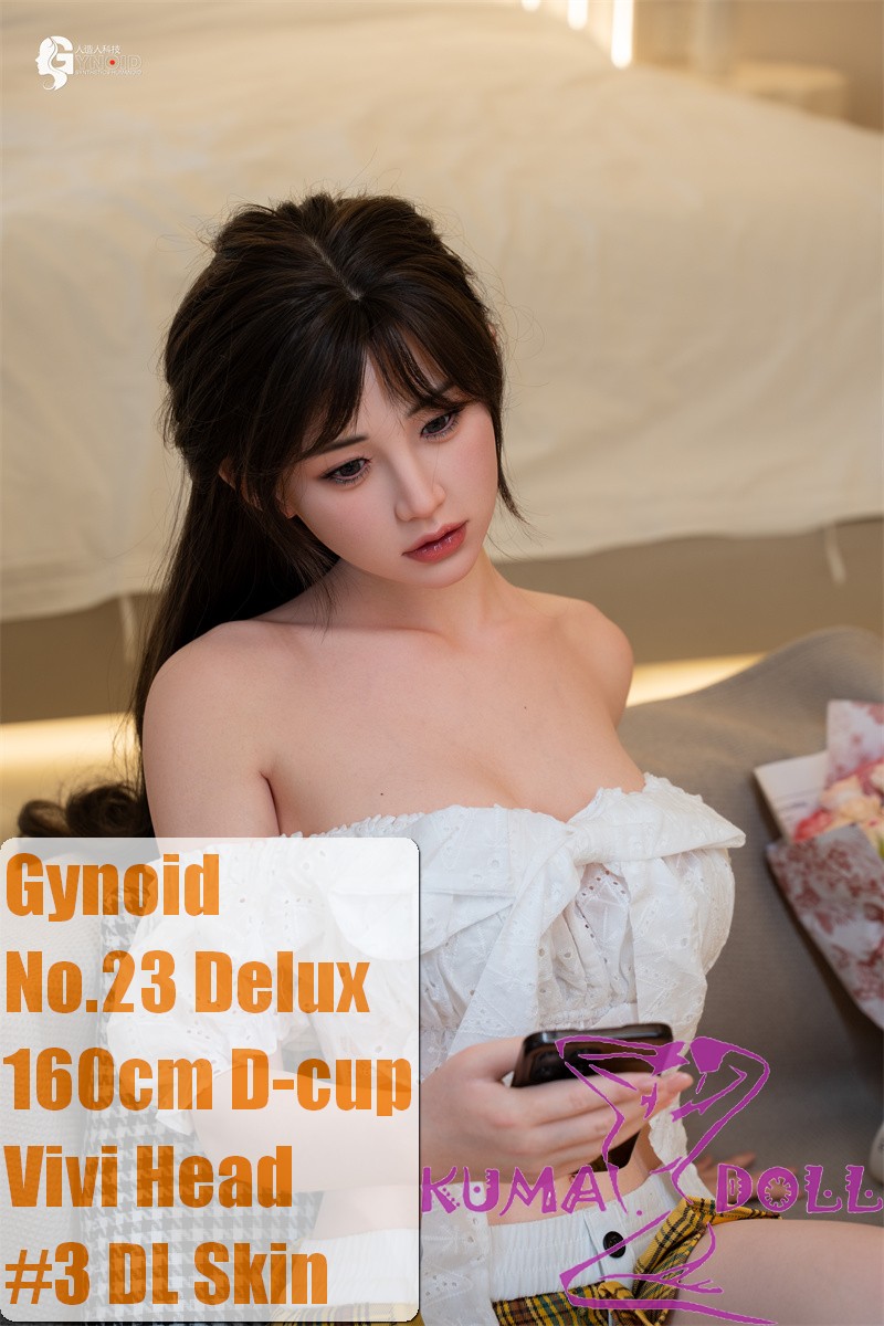 Gynoid No.23R 160cm D-Cup Silicone Sex Doll Vivi Head Deluxe/Basic White Lace Outfit