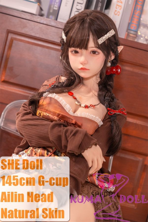 SHEDOLL 145cm G-cup Ailin Head Love Doll Body Material Customizable with Elf Ears