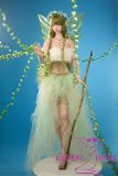FUDOLL Full Silicone Sex Doll 169cm H-cup Ailita Head Green Elf