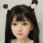 MLW doll Loli Sex Doll 145cm/4ft8 A-cup Mia head TPE material body+silicone head+makeup selectable