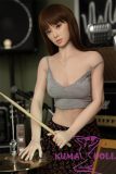 Jiusheng Doll Full Silicone Sex Doll 156cm B-cup Aki head Bar Scene with Drum Performance