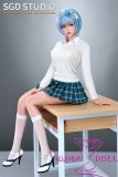 62cm silicone anime doll sitting desk