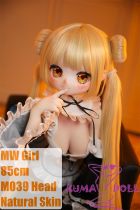 MW Girl Anime Sex Doll 85cm M039 Head – Mini Doll with Maid Dress