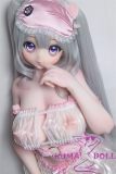 Pink eye mask anime doll