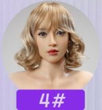 MMXDOLL 163cm D-cup Mengfan Head Full Silicone Sex Doll in Elegant Silver Nightdress