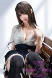 Firefly Diary 165cm C-cup Sanmu Full Silicone Sex Doll With Body Make-up in JK Uniform