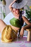 Sanhui Doll 155cm/5ft1 D-cup #27 AIO Seamless Neck Silicone Sex Doll in Dai Costume
